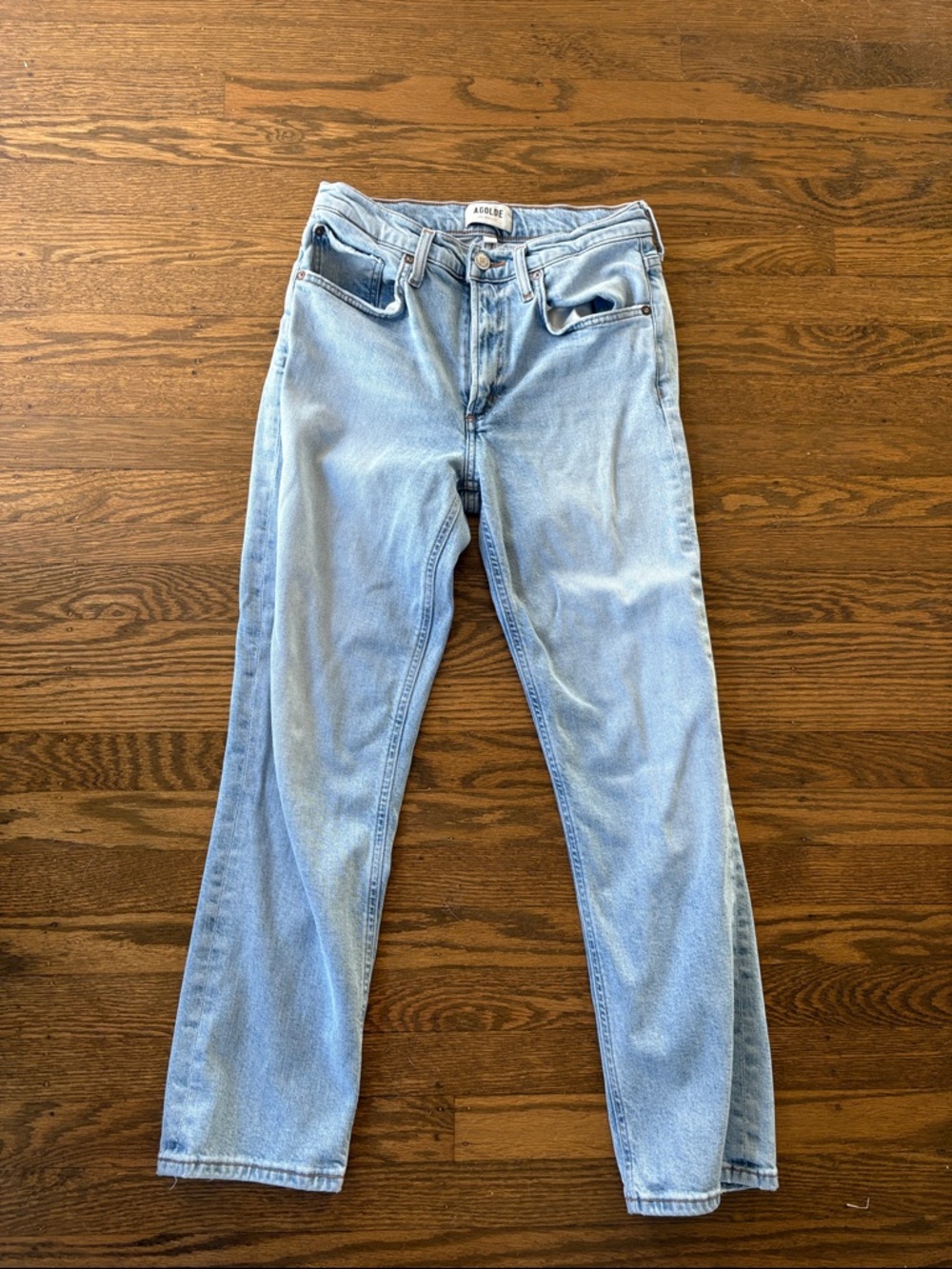 Agolde Kye Mid Rise Straight Crop jeans size 25